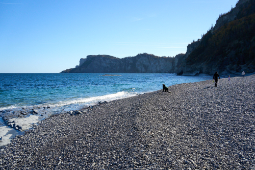 Eau,Plage,Cap Bon-ami,Milieu naturel,Forêt,Parc Forillon,Saison,Automne,Parc provincial,Jour,Temps